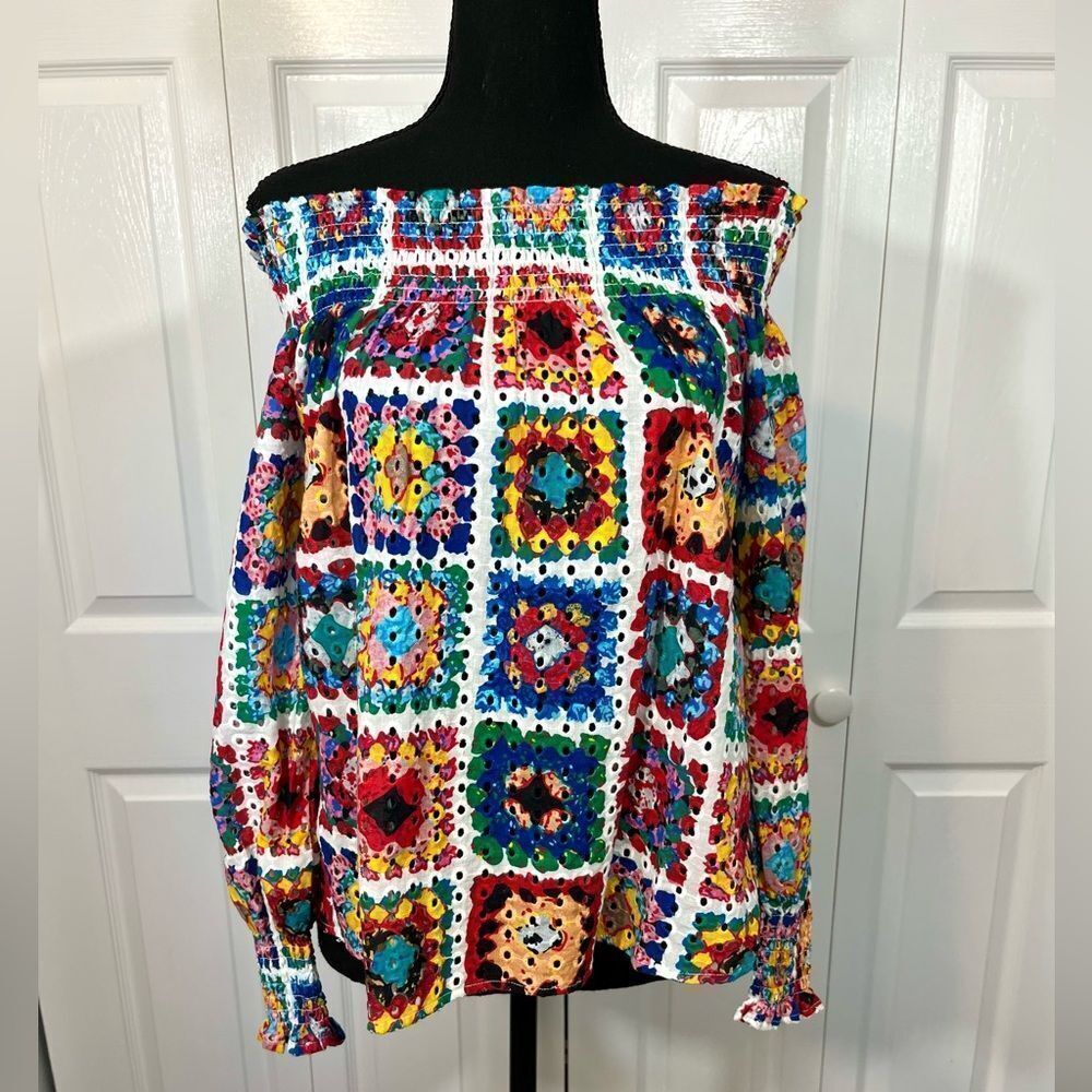 ❄️Central Park West Crochet Design‎ Off The Shoulder Top
